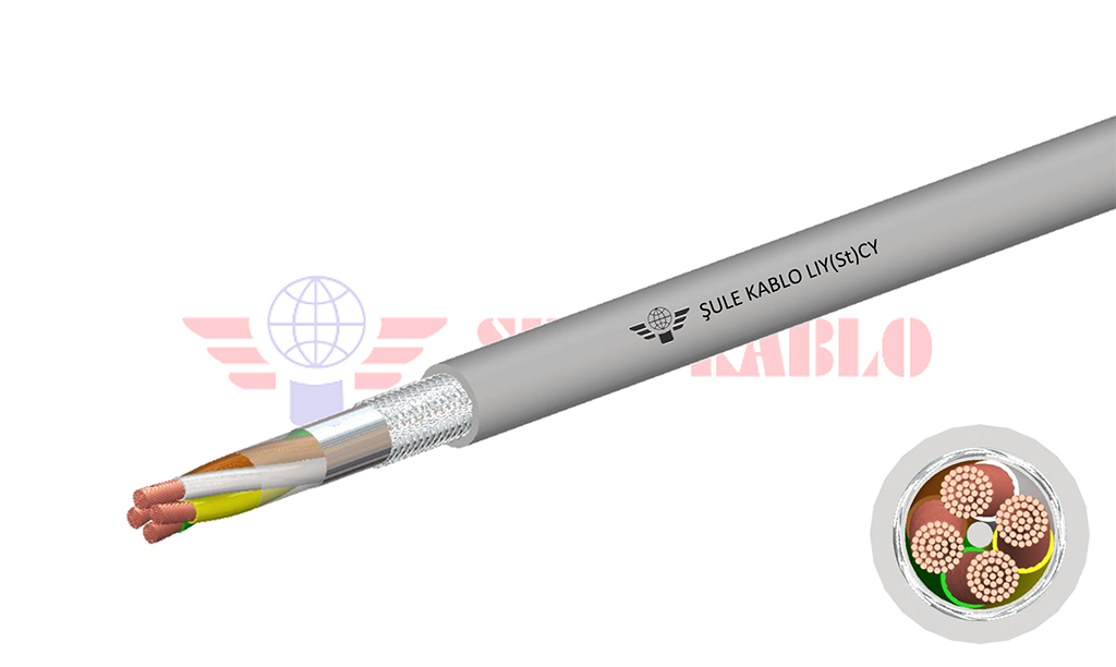 LIY(St)CY Çift Ekranlı Sinyal Kablosu