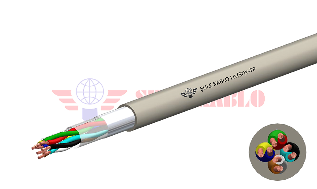 LIY(St)Y-TP Ekranlı Bükümlü Çift Sinyal Kablosu