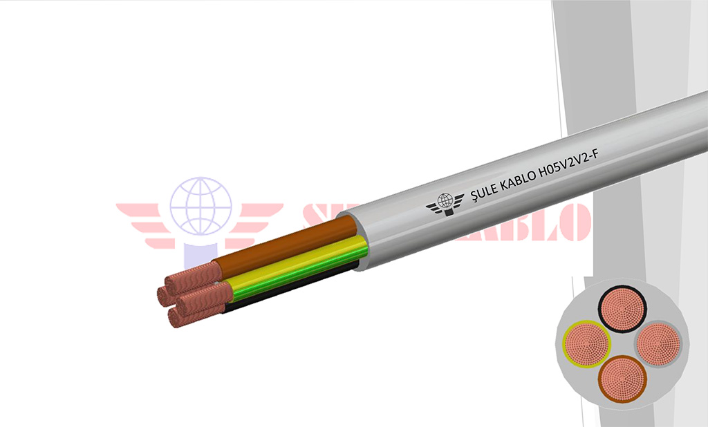H05V2V2-F Isıya Dayanıklı TTR Kablo